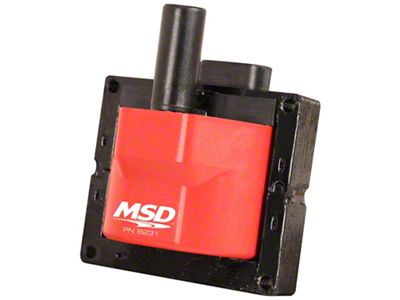 MSD Ignition Connector Coil; Red (96-97 5.7L Camaro)