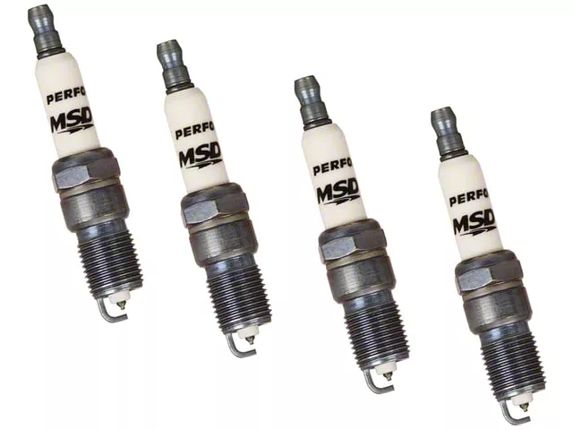 MSD Iridium Tip Spark Plugs; Set of Four (95-02 3.8L Camaro)