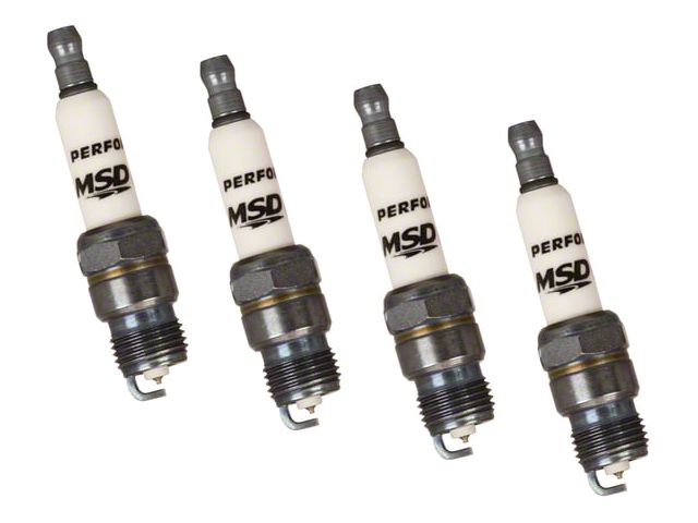 MSD Iridium Tip Spark Plugs; Set of Four (93-95 3.4L Camaro)