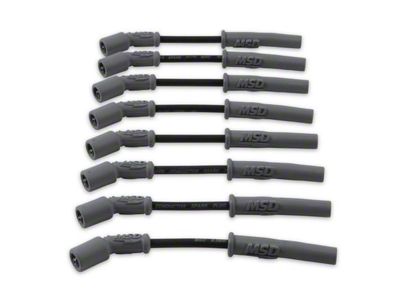 MSD Spark Plug Wire Set; Black (98-02 5.7L Camaro)