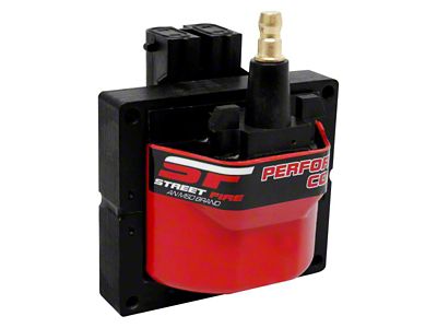 MSD Street Fire Ignition Coil; Dual Connector; Red (93-95 Camaro)