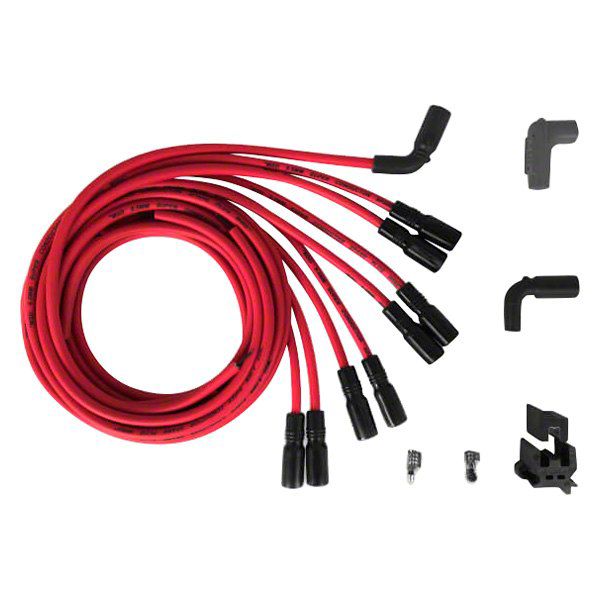 MSD Camaro Super Conductor 8.5mm Spark Plug Wires; Red 32129 (9397 5