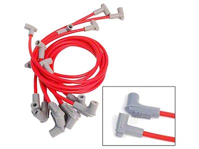 MSD Super Conductor 8.5mm Spark Plug Wires; Red (98-00 3.8L Camaro)