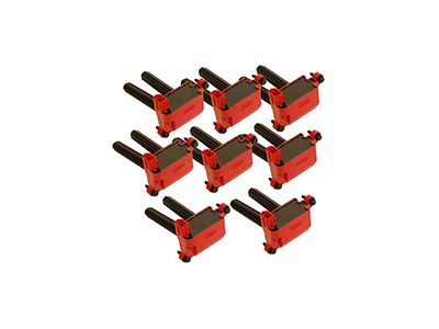 MSD Blaster Coil Packs; Red (08-23 V8 HEMI Challenger)