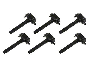 MSD Blaster Series Ignition Coils; Black (11-16 3.6L Challenger)