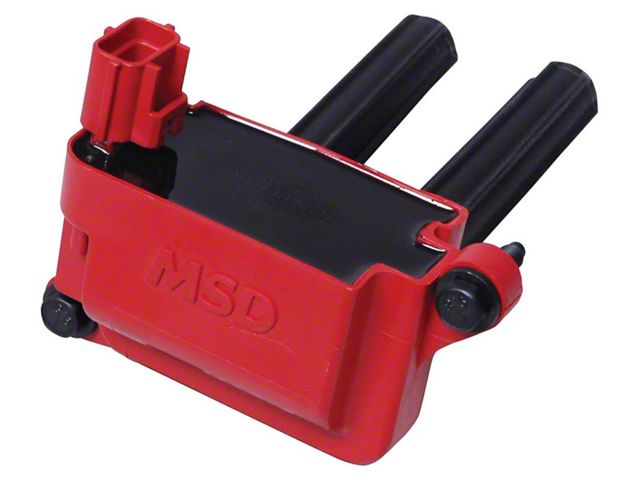 MSD Blaster Coil Pack; Red (06-23 V8 HEMI Charger)