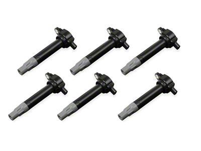 MSD Blaster Series Ignition Coils; Black (06-10 V6 Charger)