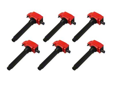 MSD Blaster Series Ignition Coils; Red (11-16 3.6L Charger)