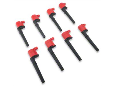 MSD Blaster Coil Packs; Red (99-04 Mustang Cobra, Mach 1; 07-09 Mustang GT500)