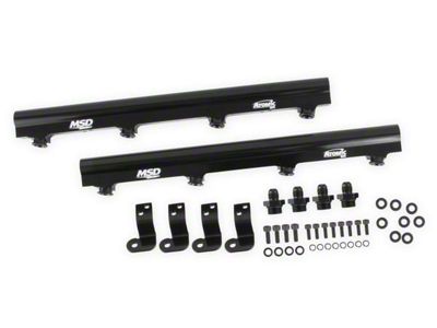 MSD Atomic EFI Billet Fuel Rails for L1/2/6 Atomic Airforce Manifolds (97-04 Corvette C5; 05-07 6.0L Corvette C6)