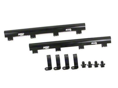 MSD Atomic EFI Billet Fuel Rails for LS7 Atomic Airforce Manifolds (06-13 Corvette C6 Z06)