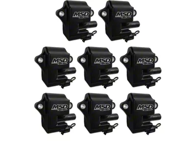 MSD Pro Power Coil Packs; Black (97-04 Corvette C5)