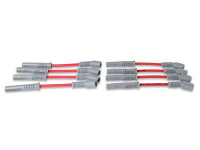 MSD Super Conductor 8.5mm Spark Plug Wires; Red (14-19 Corvette C7, Excluding ZR1)