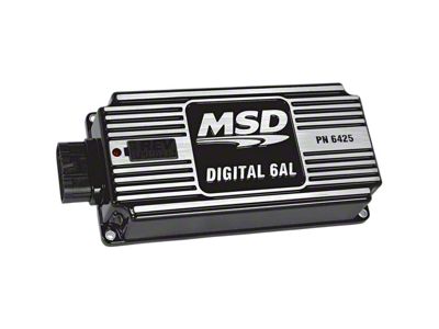 MSD Digital 6AL Ignition Control; Black (Universal; Some Adaptation May Be Required)