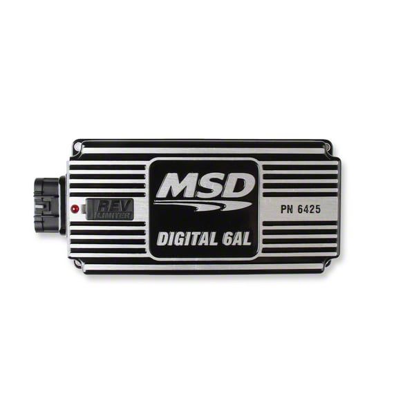 MSD デジタル6AL 実動品 MSD Digital 6AL Ignition Control Box Red w/ Built-In Rev