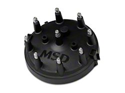 MSD Distributor Cap; Black (79-95 V8 Mustang)