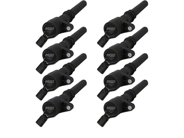 MSD Ignition Coils; Black (98-04 Mustang GT)