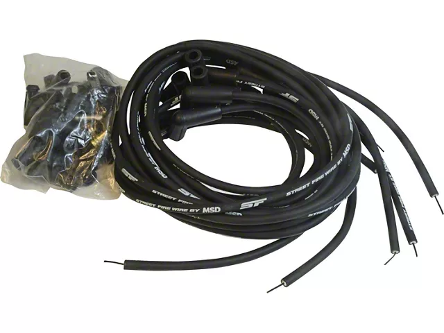 MSD Street Fire Spark Plug Wire Set (79-94 V8 Mustang)