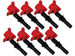 MSD 3-Value Blaster Coil Packs; Red (05-08 Mustang GT)