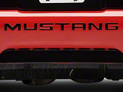 Bumper Insert Letters; Black (99-04 Mustang GT, V6, Mach 1; 1999 Mustang Cobra)