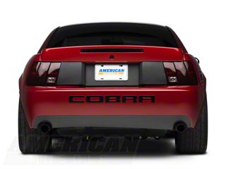 Polished Stainless Rear Bumper Inserts – Ford Cobra 1999-2002, FREE SHIPPING