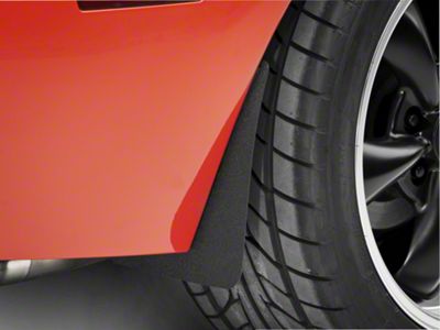 Jaeger Brothers No-Drill Splash Guards; Rear (99-04 Mustang)