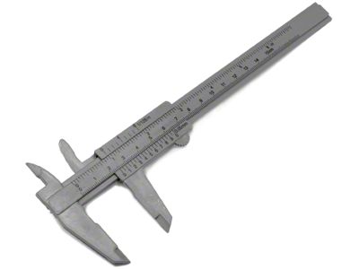 0 to 6-Inch SAE and Metric Plastic Slide Caliper