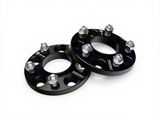 0.59-Inch 5-Lug Wheel Spacers; Black; Set of Two (15-26 Mustang)