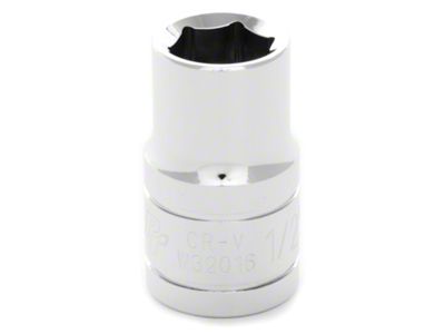 1/2-Inch Drive 6-Point Socket; Standard; Shallow