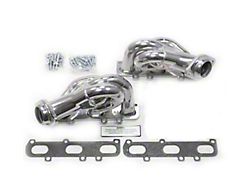 JBA 1-5/8-Inch Shorty Headers; Silver Ceramic (11-17 Mustang V6)