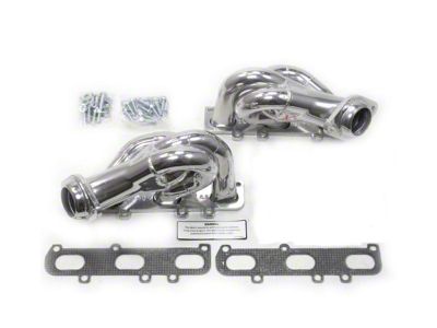 JBA 1-5/8-Inch Shorty Headers; Silver Ceramic (11-17 Mustang V6)