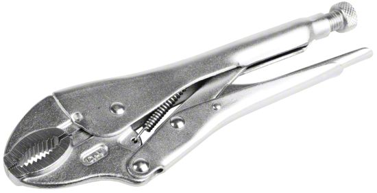 TEKTON 10-Inch Curved Jaw Locking Pliers - PLK10010 For Pipes & Rounded Bolts