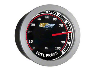 100 PSI Fuel Pressure Gauge; Tinted (Universal; Some Adaptation May Be Required)