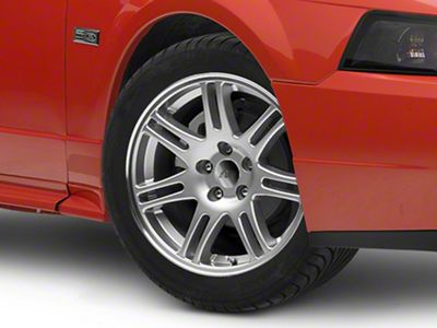 10th Anniversary Cobra Style Anthracite Wheel; 17x9; 30mm Offset (99-04 Mustang)