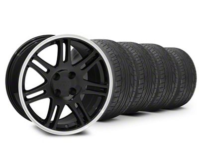 17x9 10th Anniversary Cobra Style Wheel & NITTO High Performance NT555 G2 Tire Package (87-93 Mustang, Excluding Cobra)