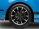 11/12 GT/CS Style Gloss Black Machined Wheel; Rear Only; 18x10 (10-14 Mustang, Excluding 13-14 GT500)