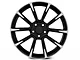 11/12 GT/CS Style Gloss Black Machined Wheel; 19x8.5 (99-04 Mustang)