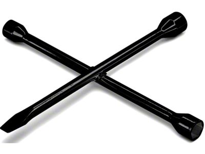 14-Inch SAE and mm 4-Way Lug Wrench