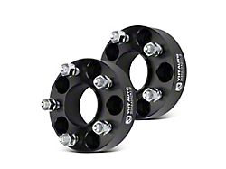 1.50-Inch 5-Lug Wheel Spacers; Black; Set of Two (15-26 Mustang)