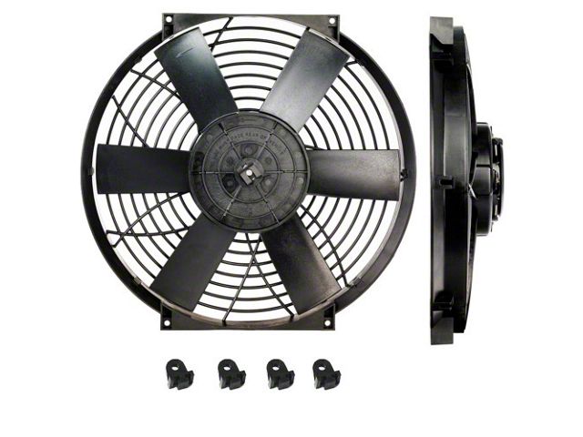 16-Inch Thermatic Electric Fan; 12-Volt (Universal; Some Adaptation May Be Required)