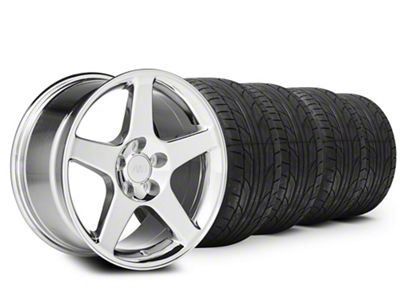 17x9 2003 Cobra Style & NITTO High Performance NT555 G2 Tire Package (99-04 Mustang)