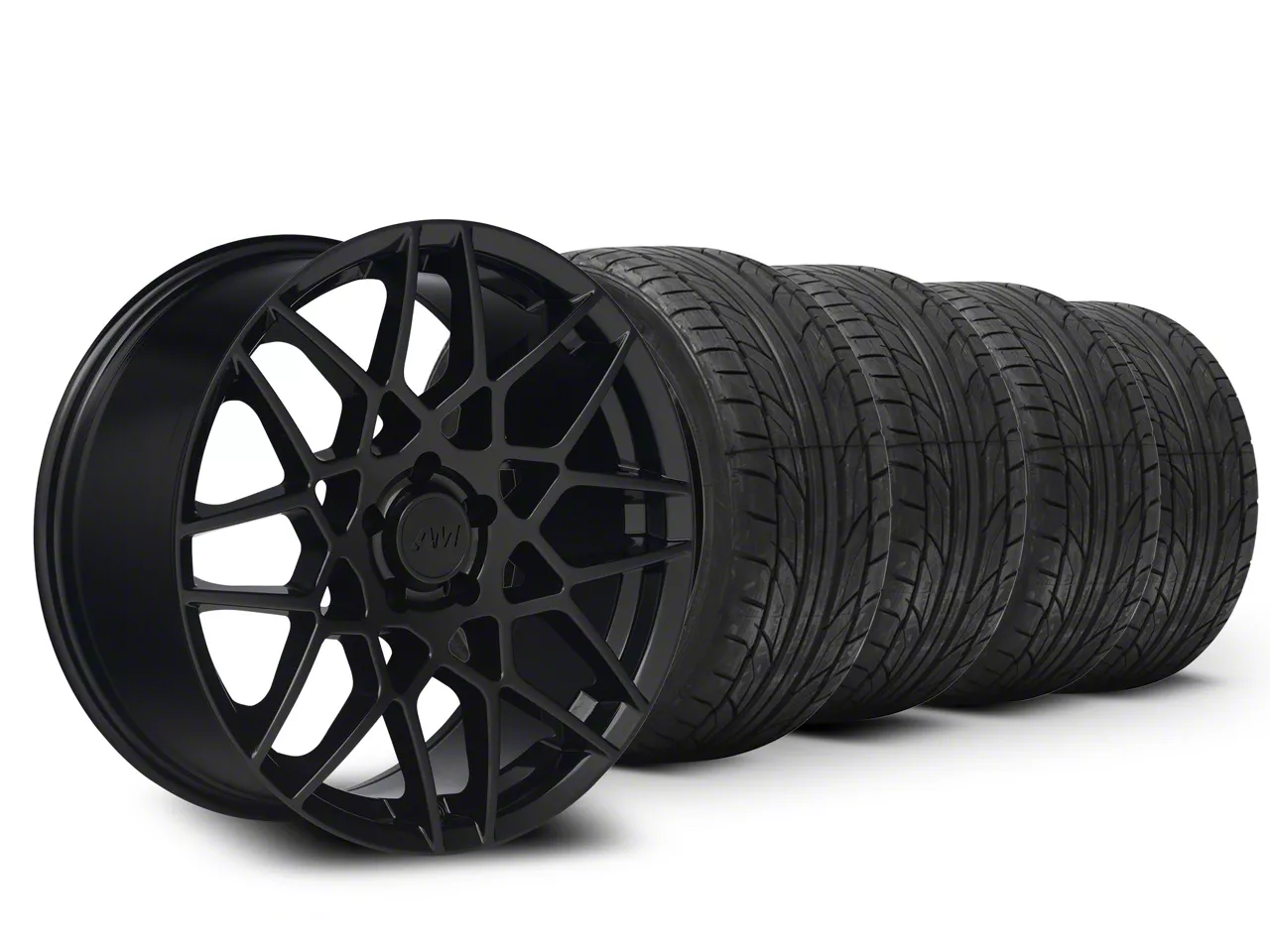 Mustang 18x9 Track Pack Style Wheel & Sumitomo High Performance