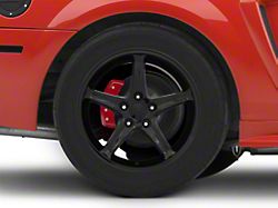 1995 Cobra R Style Gloss Black Wheel; Rear Only; 17x10.5; 28mm Offset (99-04 Mustang)