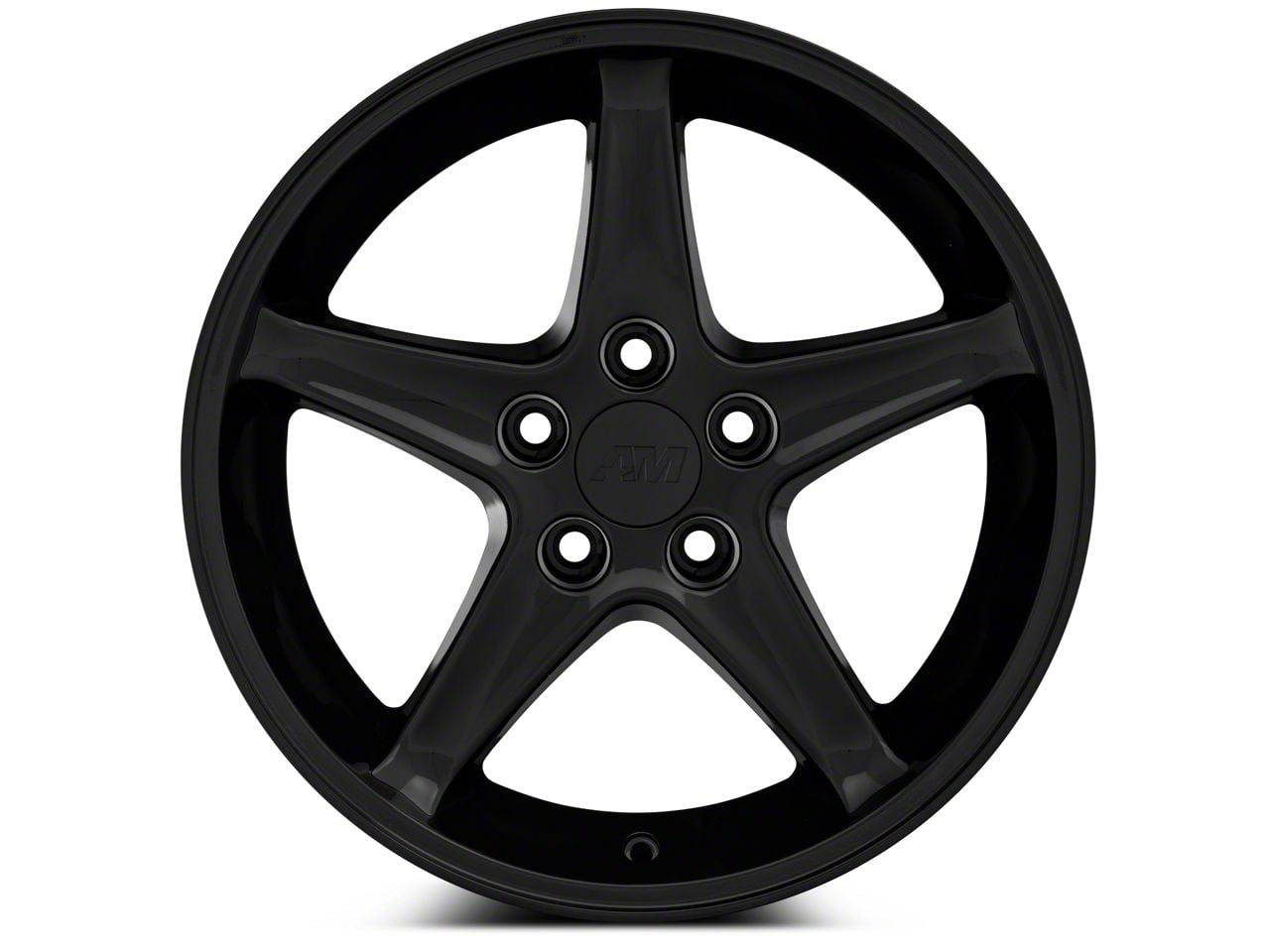 1995 Cobra R Rims Mustang 1995 Cobra R Style Gloss Black Wheel; 17x9; 24mm Offset (99-04 ...