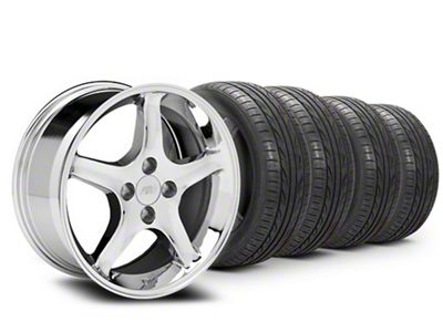 17x8 1995 Cobra R Style Wheel & Lionhart All-Season LH-503 Tire Package (87-93 Mustang, Excluding Cobra)