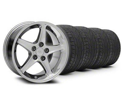 17x9 1995 Cobra R Style Wheel & NITTO High Performance NT555 G2 Tire Package (99-04 Mustang)