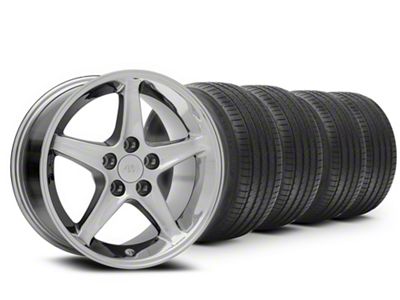 17x9 1995 Cobra R Style Wheel & Sumitomo High Performance HTR Z5 Tire Package (94-98 Mustang)