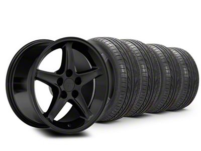 17x9 1995 Cobra R Style Wheel & Lionhart All-Season LH-503 Tire Package (94-98 Mustang)