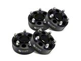 2-Inch 5-lug Wheel Spacers; Black; Set of Four (94-14 Mustang)