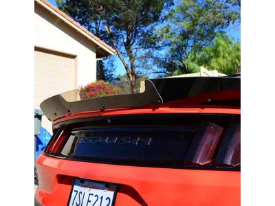 2-Piece Wicker Bill; Dark Tint (15-23 Mustang w/ Roush Rear Spoiler)